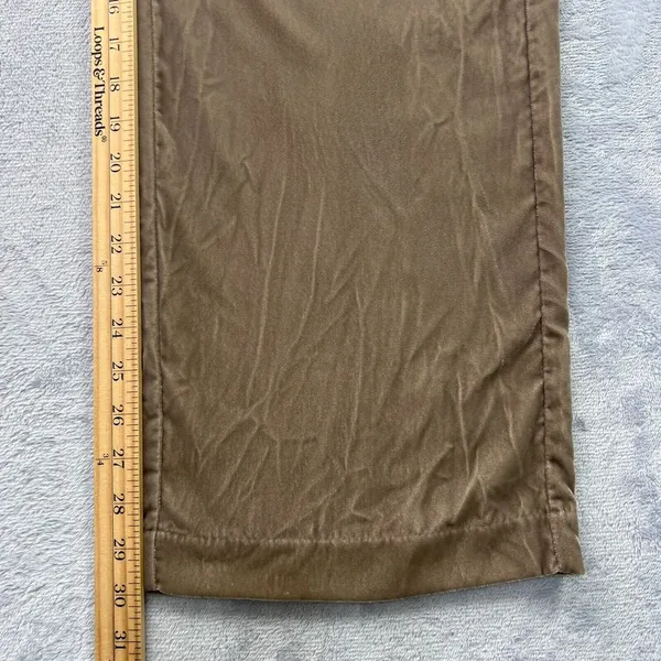 Gap Pants Women 4 Gray Velvet‎ Velour Wide Leg Pants Pockets Mid Rise Classic - Image 9