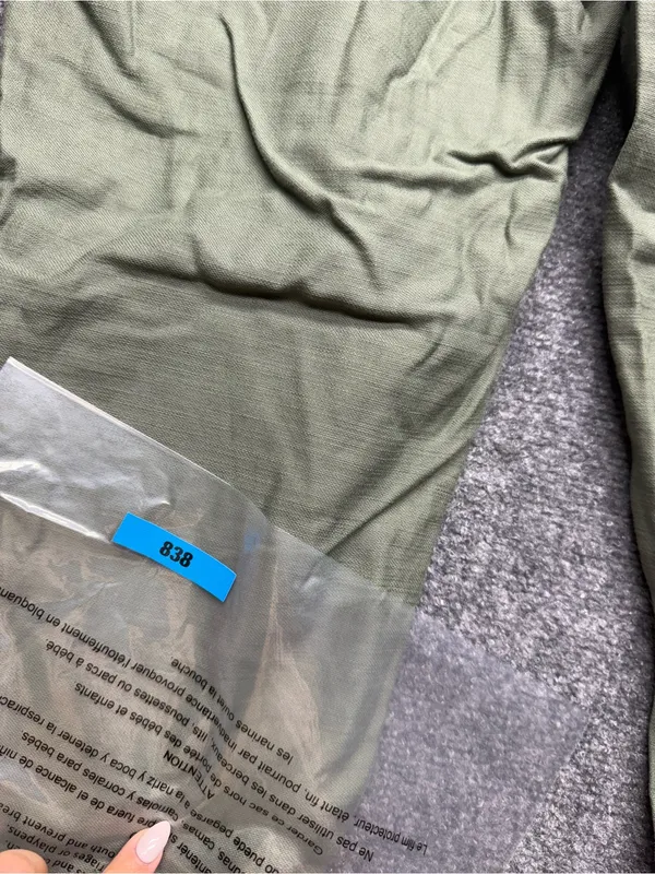 J.Crew women's Large  Olive green Drawstring Utility Pants - Image 8