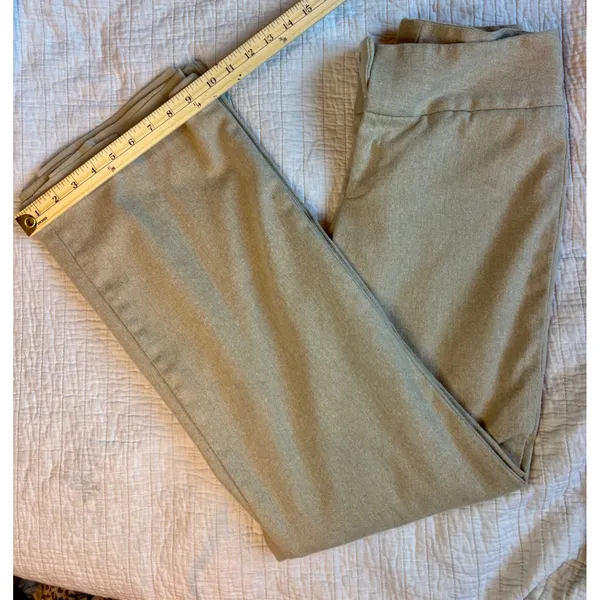 Banana Republic Harrison Tan Wool Blend Stretch Wide Leg Trousers Pants 4 362333 - Image 8