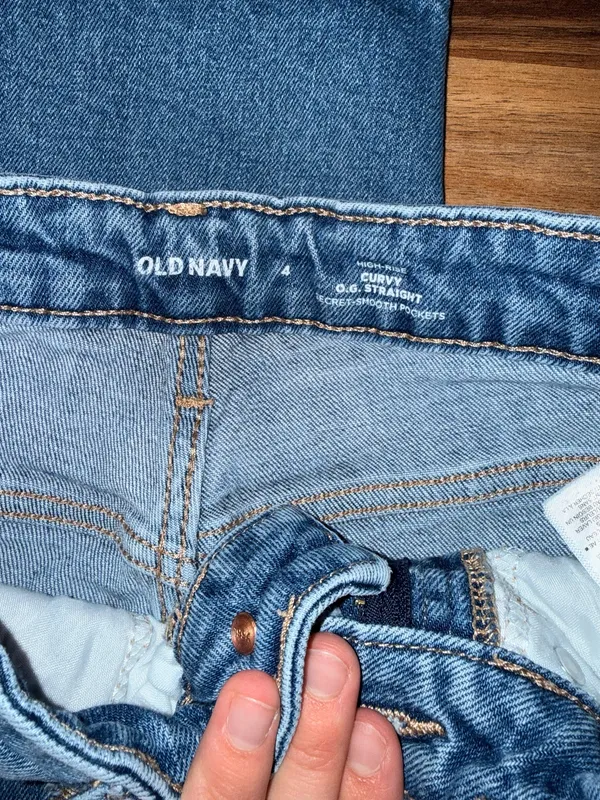 Old Navy Navy Jeans - Image 3
