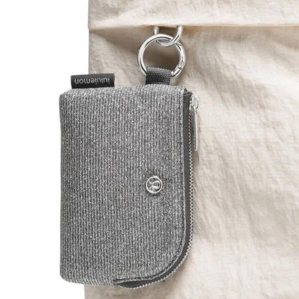 Clippable Card Pouch Glitter  Dark Silver/Graphite Grey/Silver - Image 5