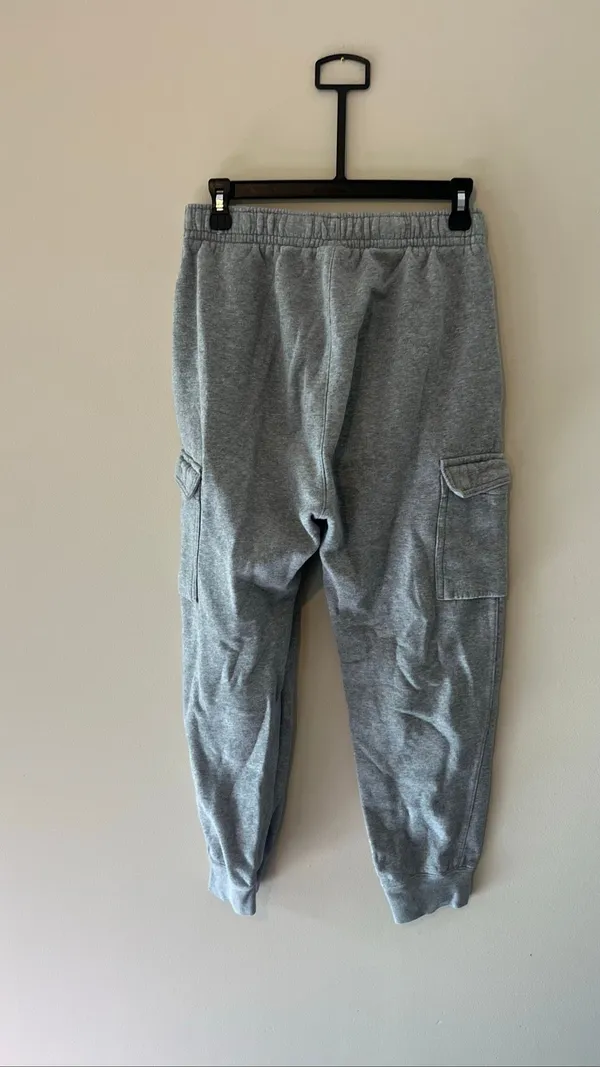 Nike Gray Fleece Cargo Sweatpants Joggers Utility Pants Small S CD3129-063 - Image 5