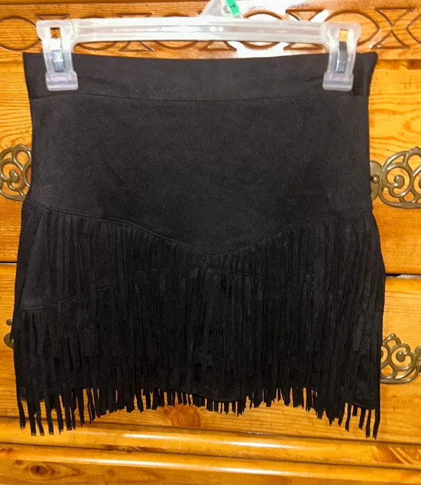 Altar'd State Farah Fringe Skirt - Image 2
