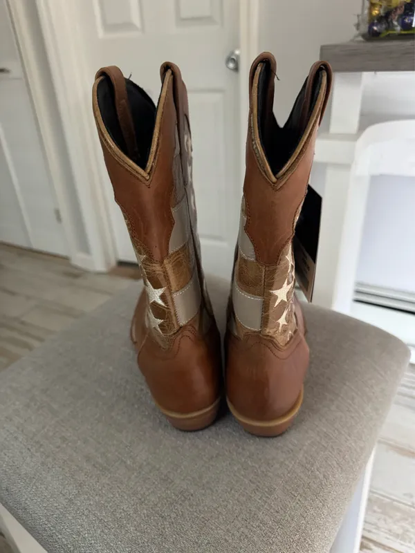 JB Dillon American flag cowboy boots  - Image 6