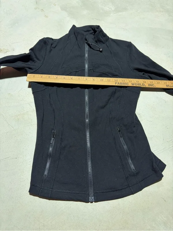 Lululemon Black Women's Full-Zip Athletic define Jacket 6 - Image 3