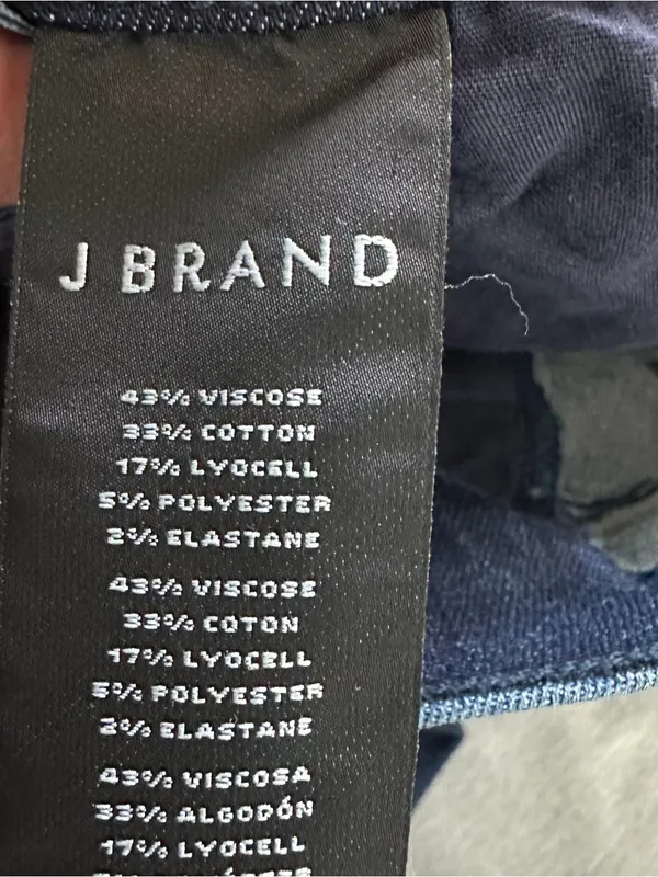 J Brand Women’s Size 26 Dark Wash High Rise Skinny Jeans Stretch Denim - Image 5