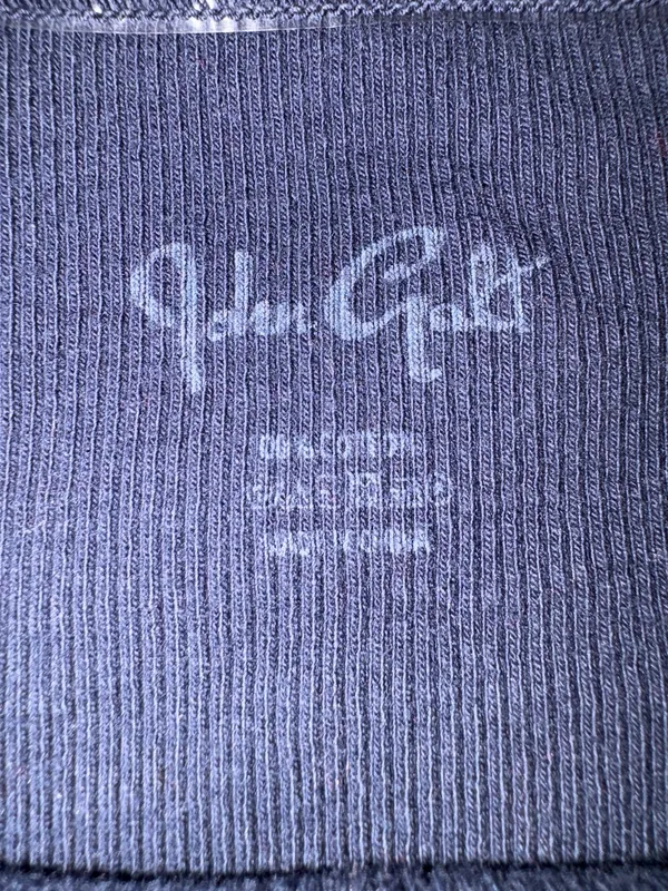 John Galt Pacsun women’s navy boat neck crop top - Image 3