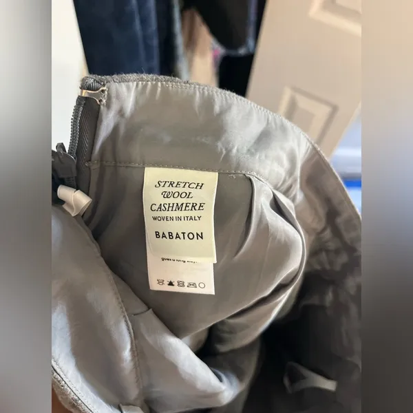 Babaton Cohen Pant Wool Cashmere Grey Size 0 - Image 5