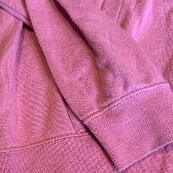 Nike Hoodie Women Medium‎ Pink Pullover Funnel Neck Sporty Athleisure Sweatshirt - Image 2