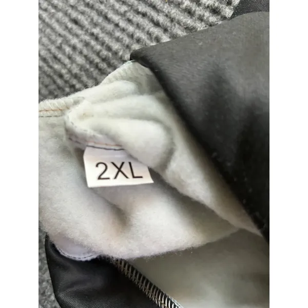 Black Varsity Stripe Crewneck Sweatshirt Women XXL Long Sleeve Casual Pullover - Image 8