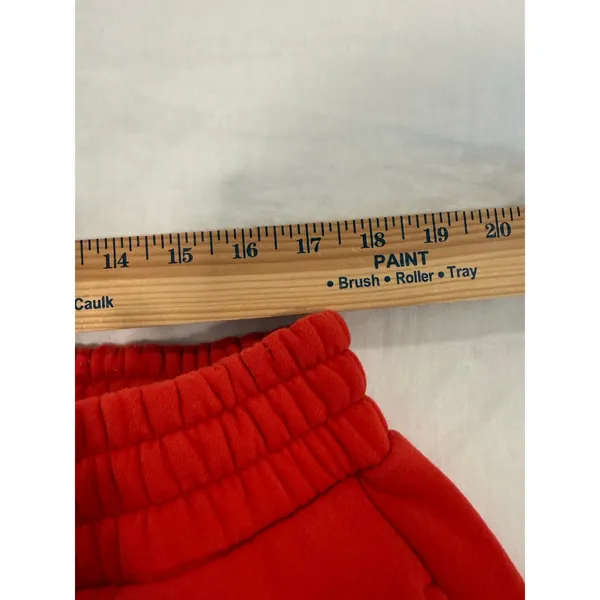 Comfrt Good Days Ahead Sweatpants Unisex Large Red Elastic Waist Slash Pocket - Image 10