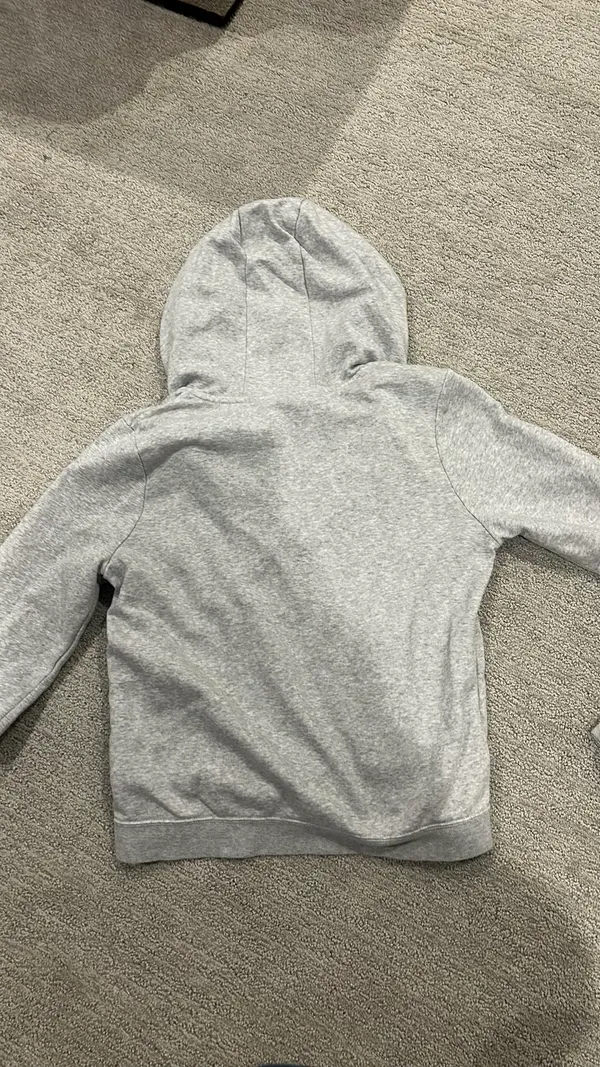 Nike TCU classic zip up hoodie grey with horned frog - Image 4