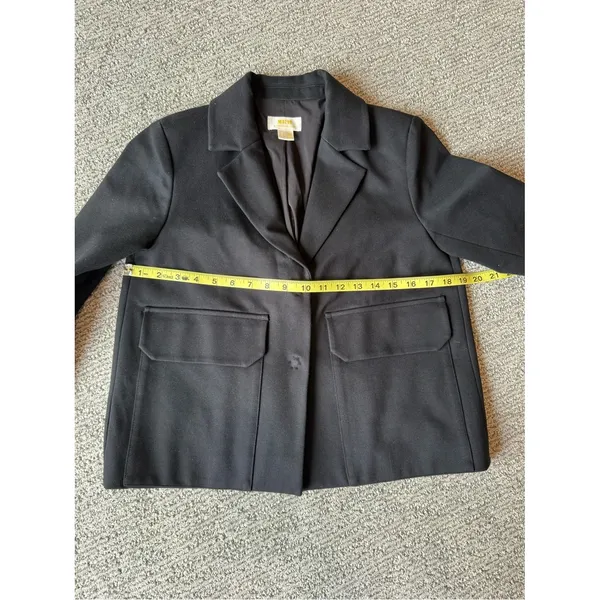 Maeve for Anthropologie Black Cropped Blazer Size 0 - Image 7