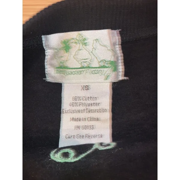 Quacker Factory Women’s Halloween Embroidery‎ Crewneck Sweatshirt XS - Image 3