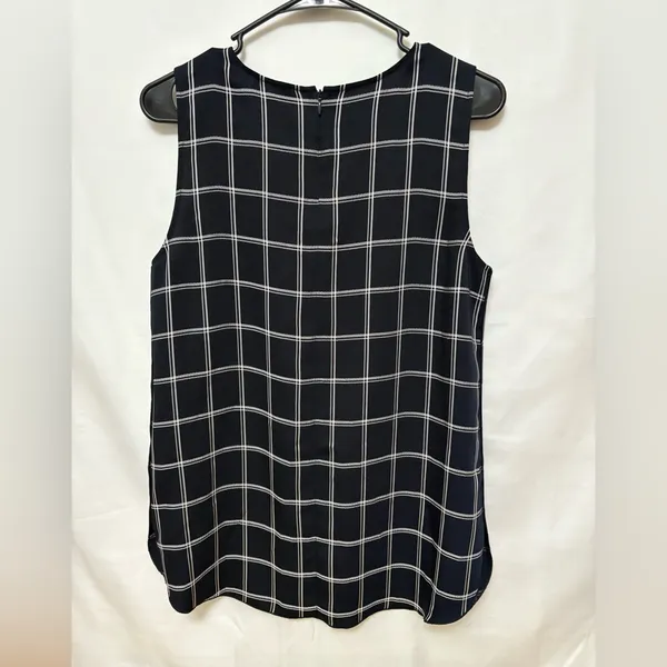 Babaton Sleeveless‎ Checkered Blouse Size Small - Image 5