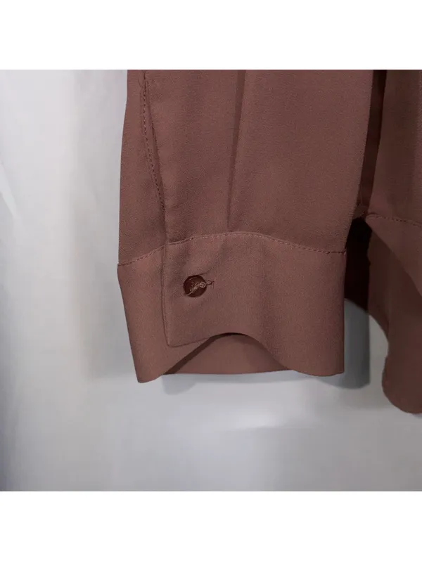 Alex Marie XL Mauve Surplice Long Sleeve Blouse - Image 5