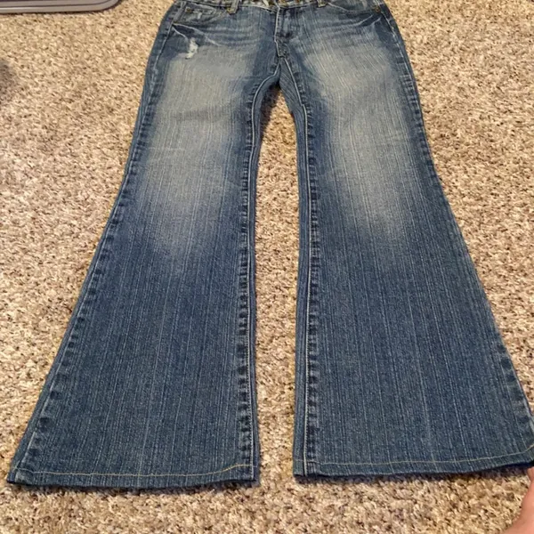 7 For All Mankind “A” Pocket Bootcut Flare Jeans - Image 5