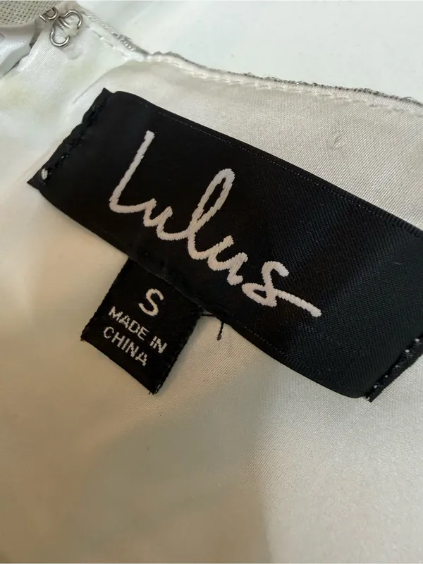 Lulu's Women’s Metallic Coctail Dress Size S - Image 11