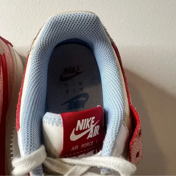 Nike Air Force 1 Low Shadow Cracked Leather Women's Shoe Size 9.5 #276 - Image 7