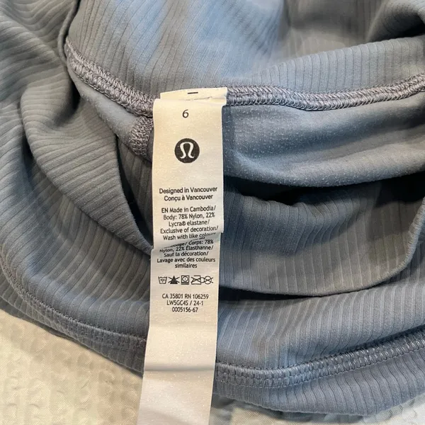 Lululemon Align High-Rise Ribbed Mini-Flare Pant *Regular Belgian Blue 6 women - Image 4