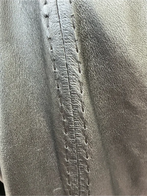 Elegant genuine Leather Button-Front Women's Jacket🍃🍂🍁 - Image 5