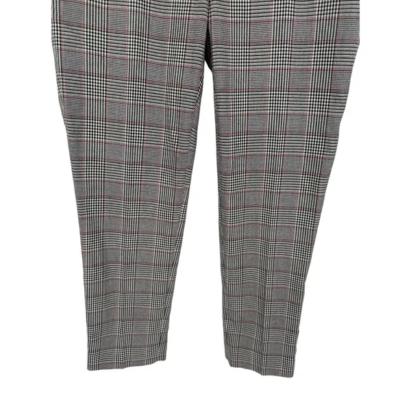 J.Crew‎ 365 Women's Plaid Trouser Pants Size 6 Career Office Preppy Academia - Image 6