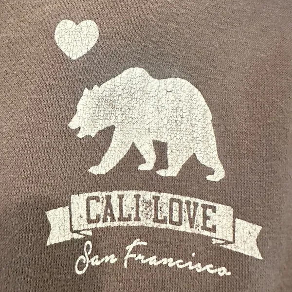 Ocean‎ Beach Cali Love San Francisco Zip Up Hoodie Size XL - Image 11