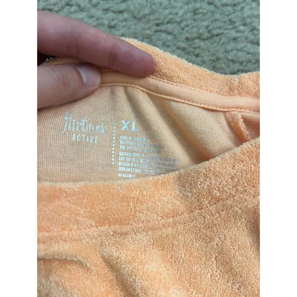 Ab14 Comfy plush top shirt xl sport crop top oversize - Image 2