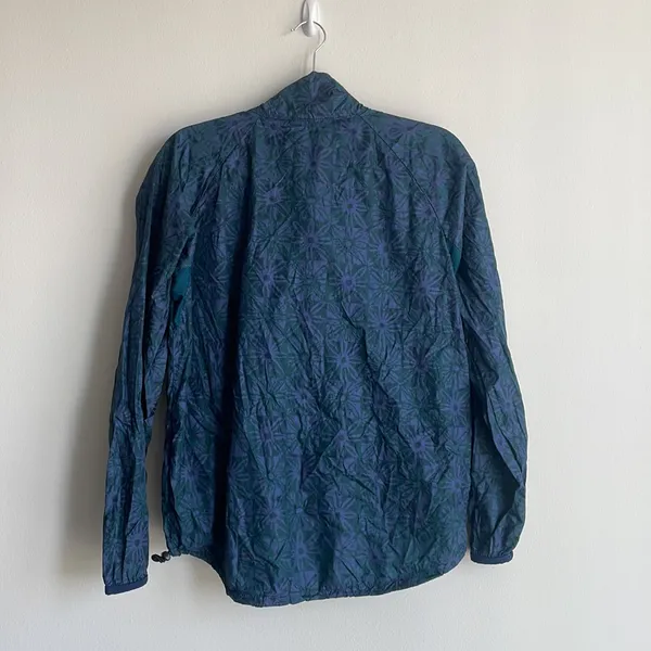 Vintage Windbreaker Jacket Green Size M - Image 2