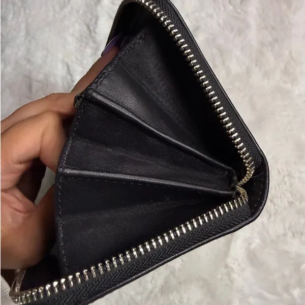 COACH y2k Black Canvas Leatherware Legacy Signature Wallet - Image 9