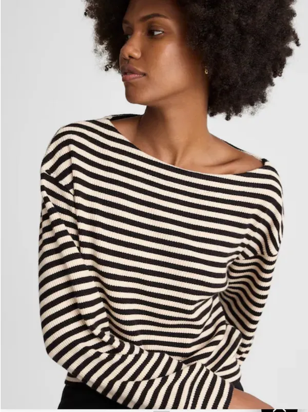 Madewell Boatneck Drop-Shoulder Top - Image 3