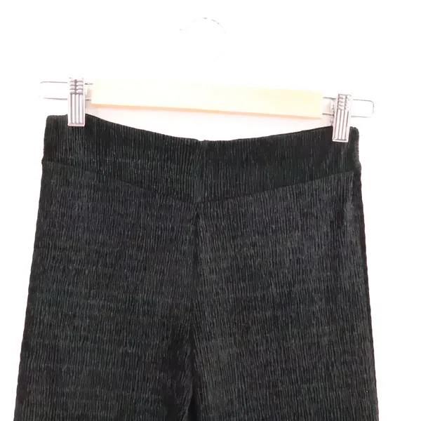Free People Ribbed Knit Flare Pants Womens Size XS Black Boho Bell Bottom Pullon - Image 7