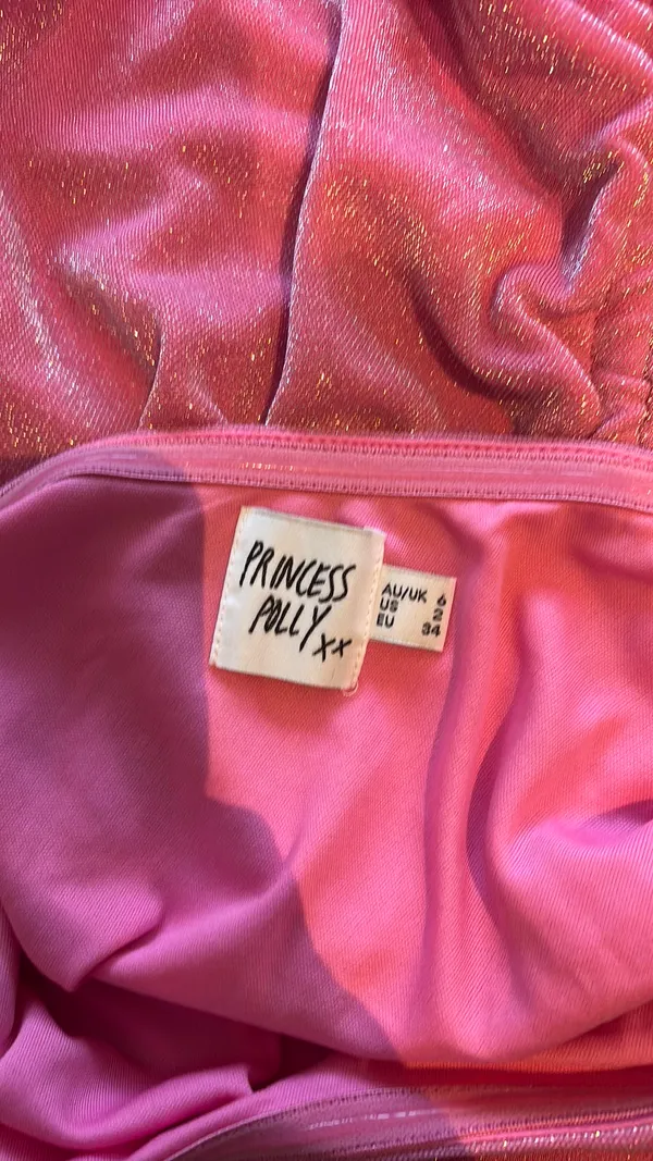 Princess Polly Dress Mini Pink - Image 3