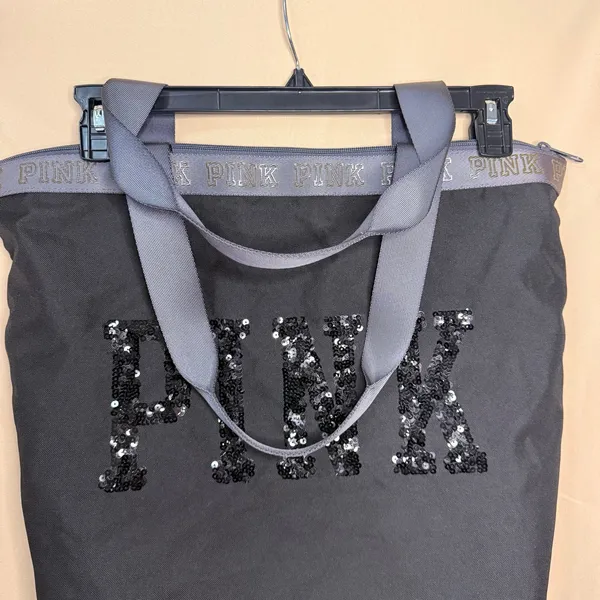 Victorias Secret Pink Black tote - Image 2