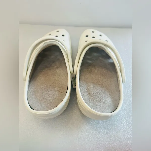 Crocs Literate Clog Size M4/W6 204592-0DD Off White NWT On Wheels - Image 9