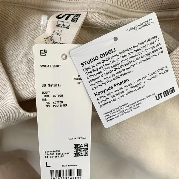 Uniqlo Studio Ghibli Kiki's Delivery Service Sweatshirt in Natural - Image 8