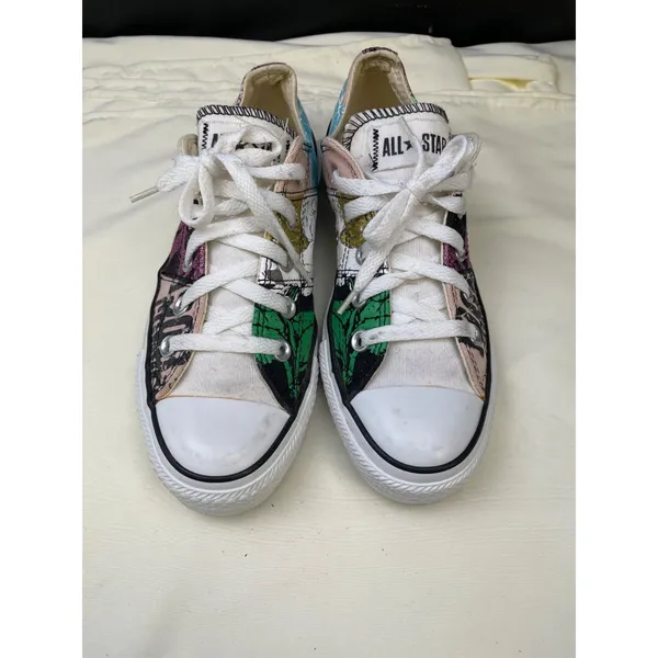 Converse Unisex Multi Stitch Low top Sneakers Shoes SIze Mens 4 WOS 6 SKU 6442 - Image 4