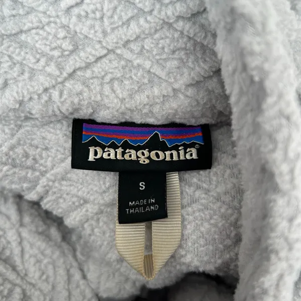 Patagonia Diamond Pattern Capra High‎ Zip Neck Full Zip Jacket Size Small - Image 6