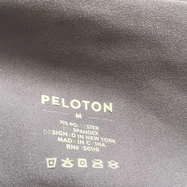 Peleton Women’s Charcoal Gray High Rise Ankle Cropped Leggings Size Medium‎ - Image 4