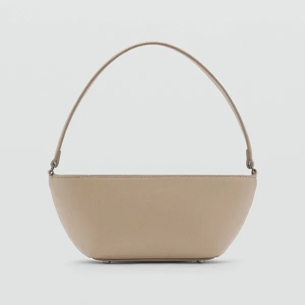 Mango MNG NWT light beige cream taupe shoulder handbag shoulder bag purse - Image 4