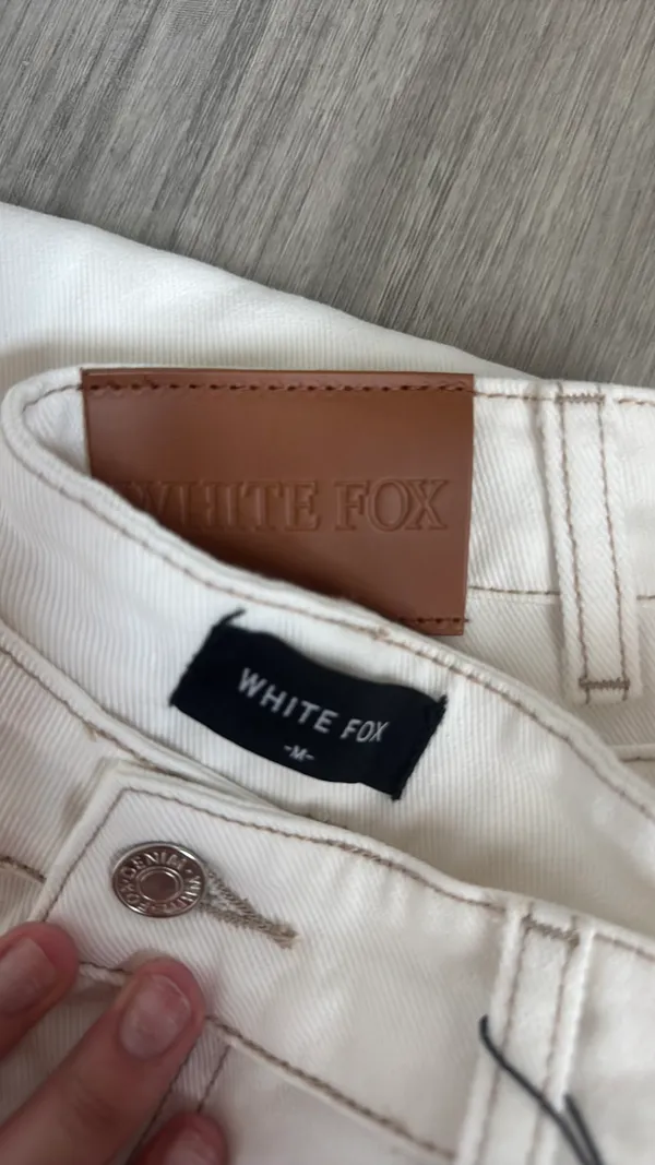 White Fox Denim white pants - Image 5