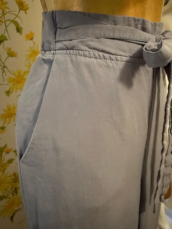Thread & Supply Light Gray Wide-Leg Pants size XS - Image 3