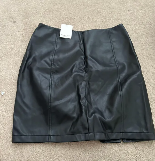 MANGOPOP Leather Skirt - Image 2