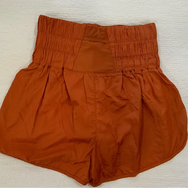 FP Movement The Way Home Shorts by Free People Rust Athletic Shorts - Image 4