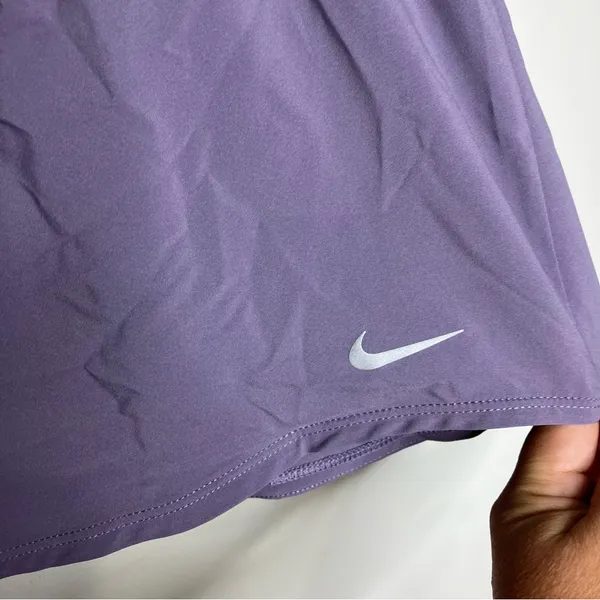 Nike Dri fit one high rise purple shorts‎ women’s size large small athletic - Image 4