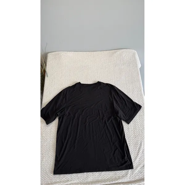 Lululemon Mens Black Short Sleeve Crew Neck Activewear T-Shirt Size XL 4691 - Image 2