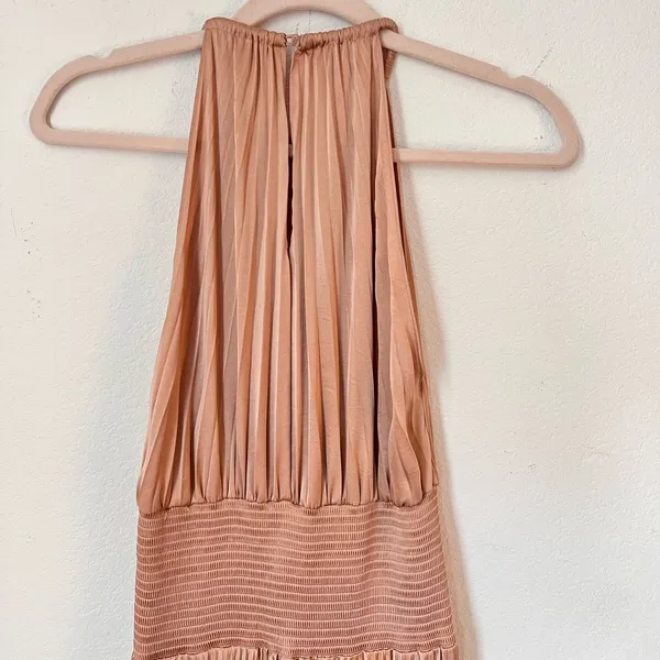NEW A.L.C. Renzo II Satin Pleated Midi Sleeveless Dress in Bell Size‎ 2 $595 - Image 7