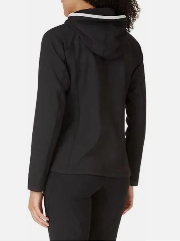 Fila Women's Hoodie Midweight Training Pullover Black Sz XL NWT - Image 3