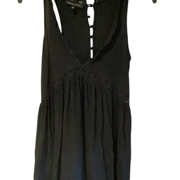 Kendall & Kylie Black Lace Detail Top - Image 6
