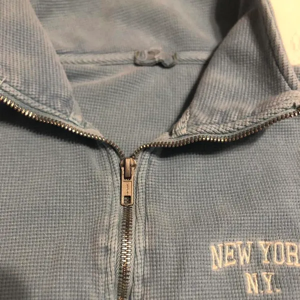 Vintage Brandy Melville Quarter Zip Sweatshirt  - Image 2